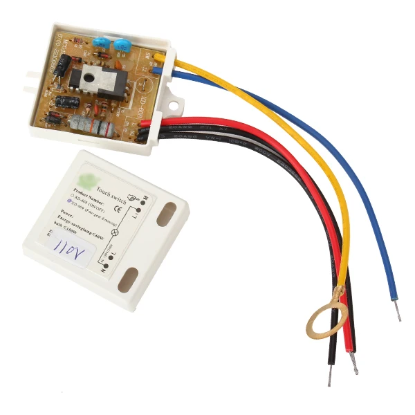 4 канальный диммер переменного тока 110 В сенсорный выключатель для ламп