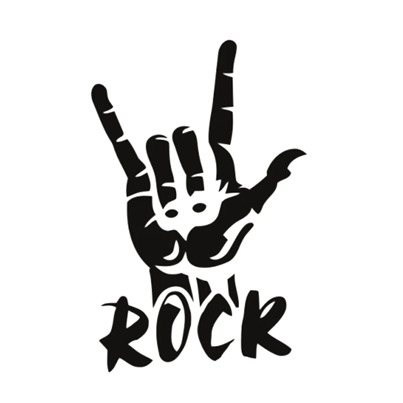 

Creative Stickers Rock Finger Funny Car Sticker Auto Motorcycles Decals Waterproof Sunscreen Accessories Vinyl,23cm*15cm