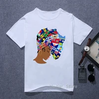 strong black africa queen gifts for women t shirt black girl love flag print female t shirt aesthetic clothes tshirt femme tops
