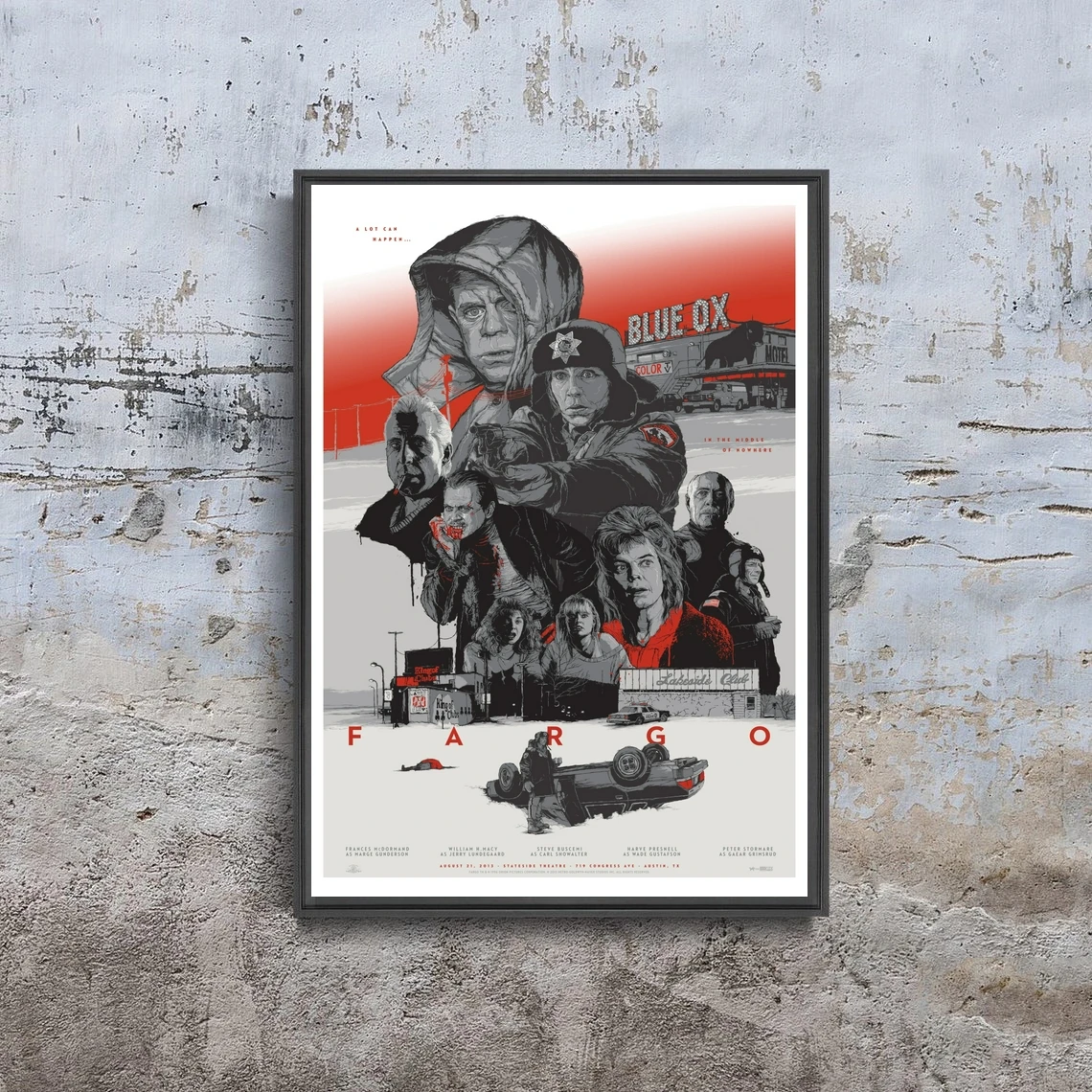 

Fargo Classic Movie Cover Poster Art Wall Painting Decorative Canvas Picture Print (No Frame)