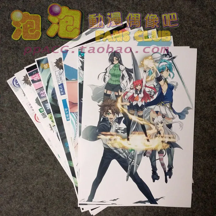 

8Pcs/1lot The Testament of Sister New Devil Picture Posters Figures Poster 42x29cm for Wall Home Decoration Collection Gift