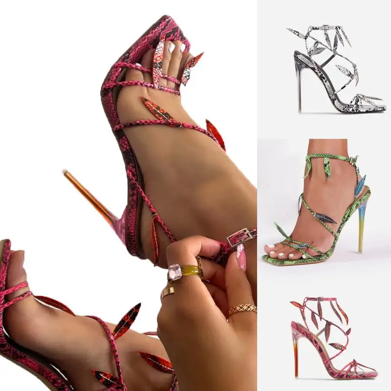 

Сандалии-гладиаторы женские на высоком каблуке, босоножки на ремешках, с квадратным носком, открытым носком, Уличная обувь, осень