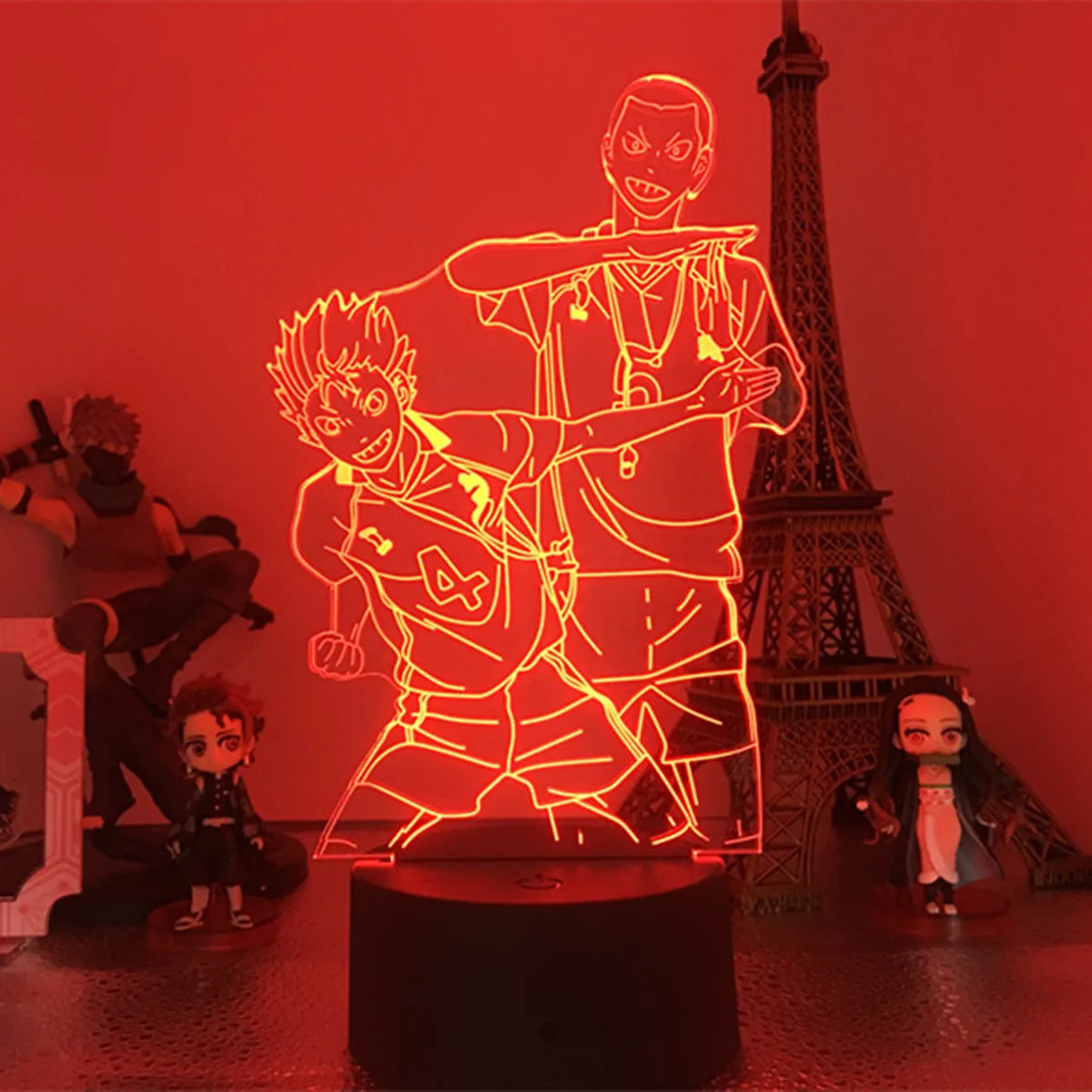 

Japanese 3d Lamp Anime Haikyuu Tendou Satori Night Light Birthday Gift Manga Lamp Haikyu for Kids Child Bedroom Decor