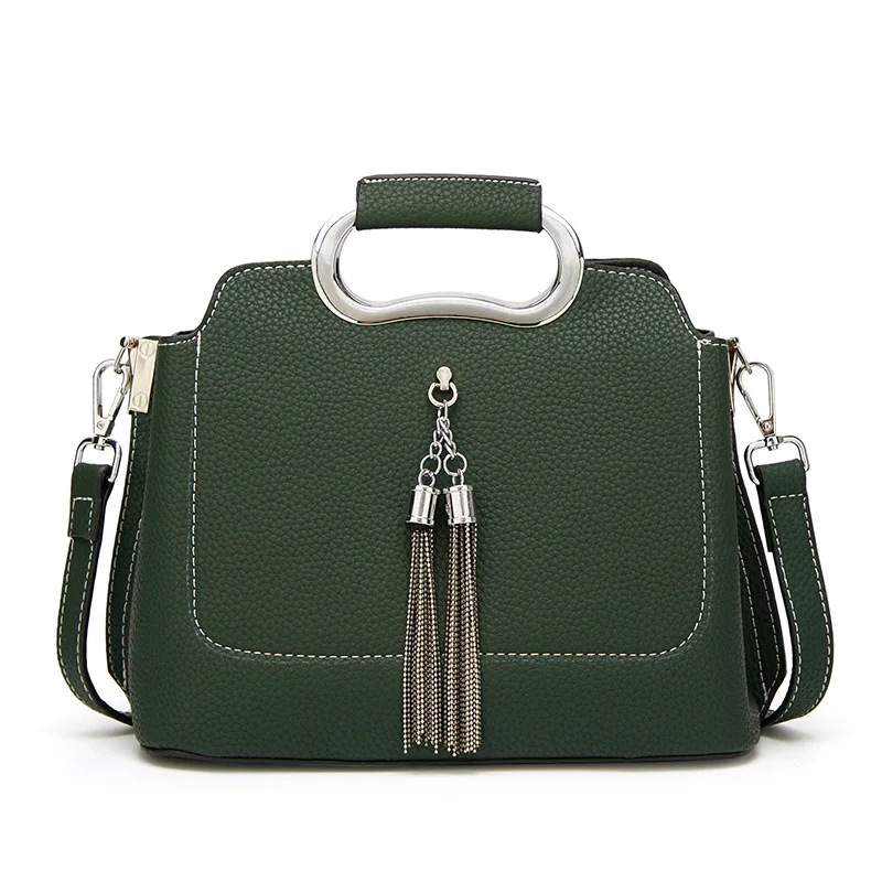 

2021 New Girl Messenger Bags Tassel Fashion PU Leather Handbag for Women Female Shoulder Bags Ladies Party Totes Handbags