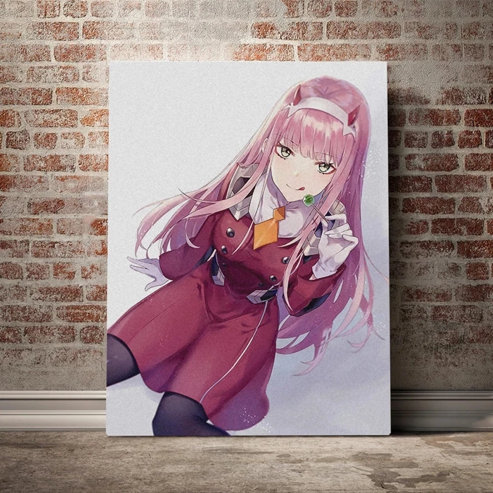 

Canvas Anime Nul Twee Darling In De Franxx Poster Painting Wall Art Home Decor Modular Print Pictures Modern Living Room Bedroom