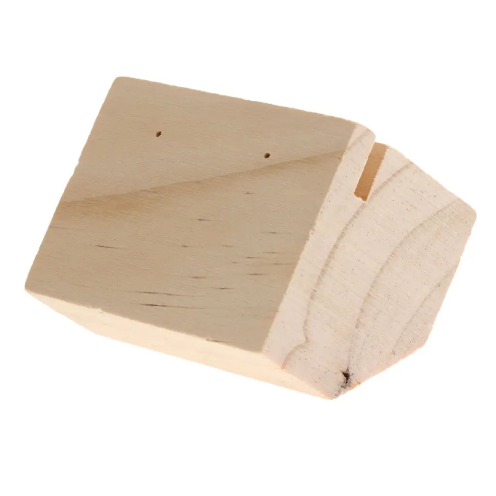 

Деревянные серьги ручной работы, подставки для украшений, органайзер с готовыми отверстиями