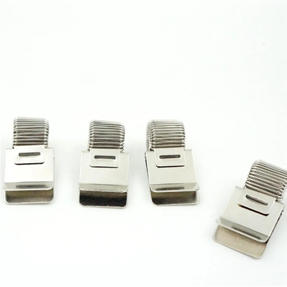 1pc Silver Color Spring Pen Holder Single Hole Diary Notebook Clamp Clipboard Spiral Loose Leaf Memo Clip Kawaii Stationary |