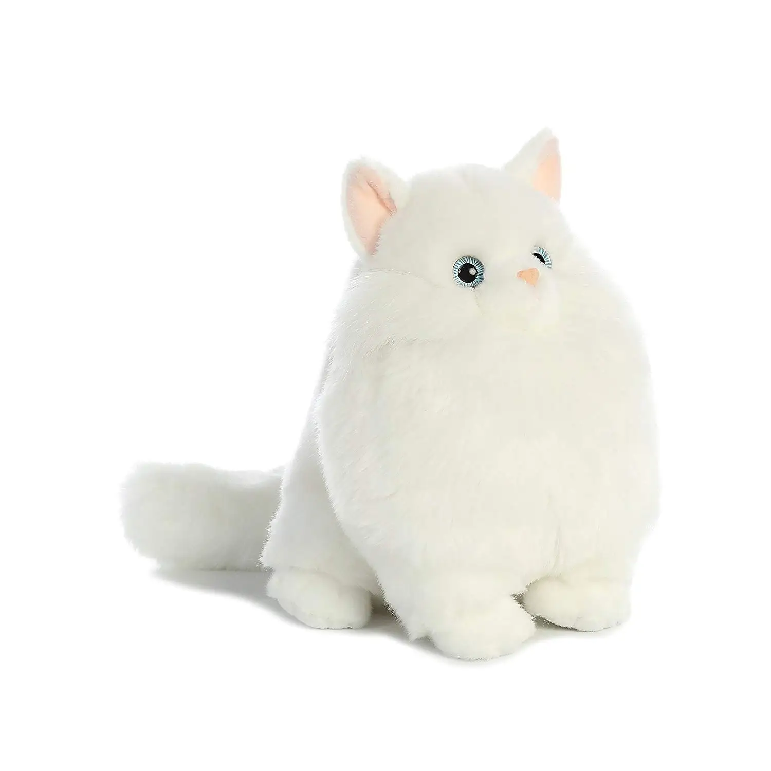 Плюшевая кукла Aurora World Fat Cat 30 см с большими блестящими глазами мягкая игрушка