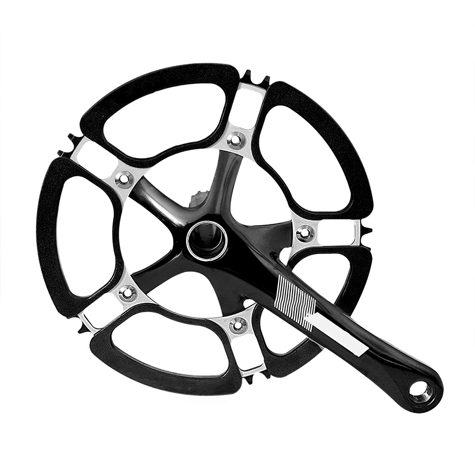 

Велосипедный односкоростной кривошипный механизм 53T стальная Звездочка 130 мм MTB велосипедный кривошипный комплект цепь колесо зубчатая пла...