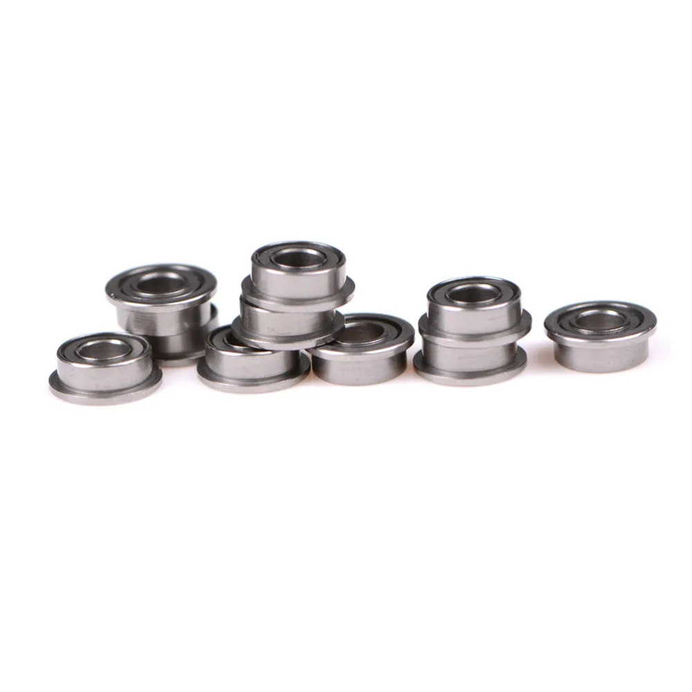 

10pcs/lot Quality New MF63zz 3x6x2.5mm Metal Double Shielded Miniature Deep Groove Flanged Ball Bearings For 3D Printer