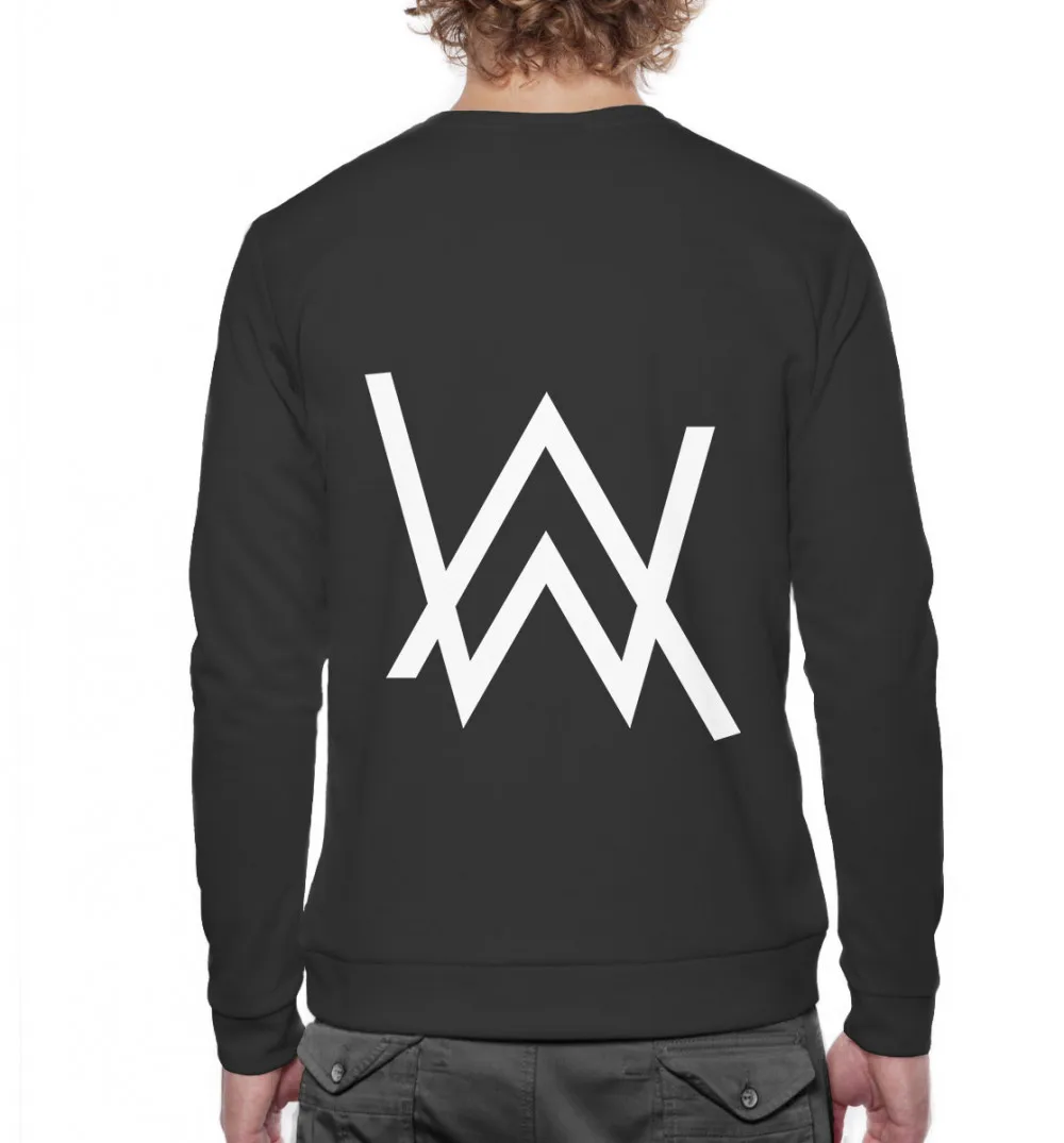 Мужской свитшот c 3D принтом Alan Walker |