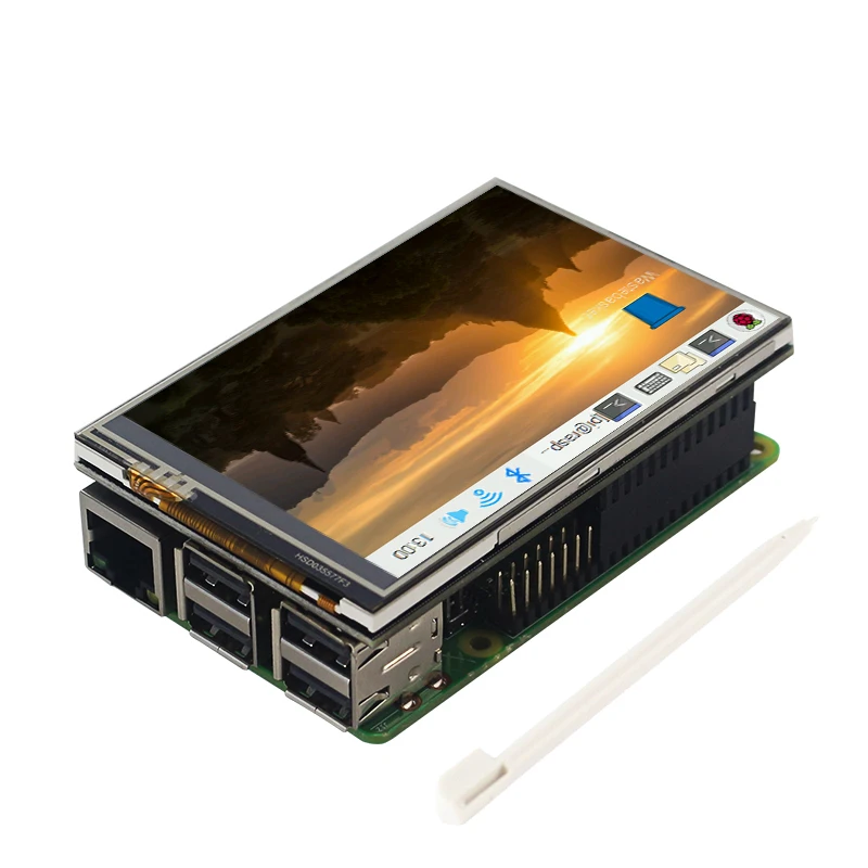 Raspberry Pi 3 5 дюймовый сенсорный экран 480*320 LCD 125 МГц SPI L монитор дисплей для 4 Модель B 3B