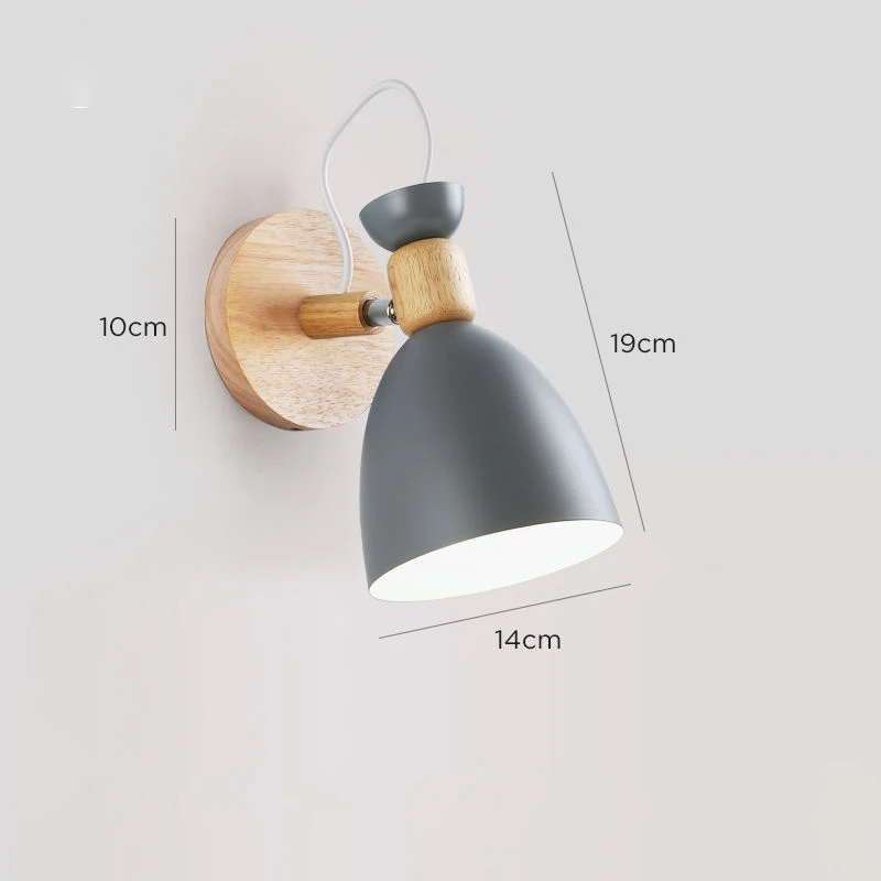 

Деревянный настенный светильник E27