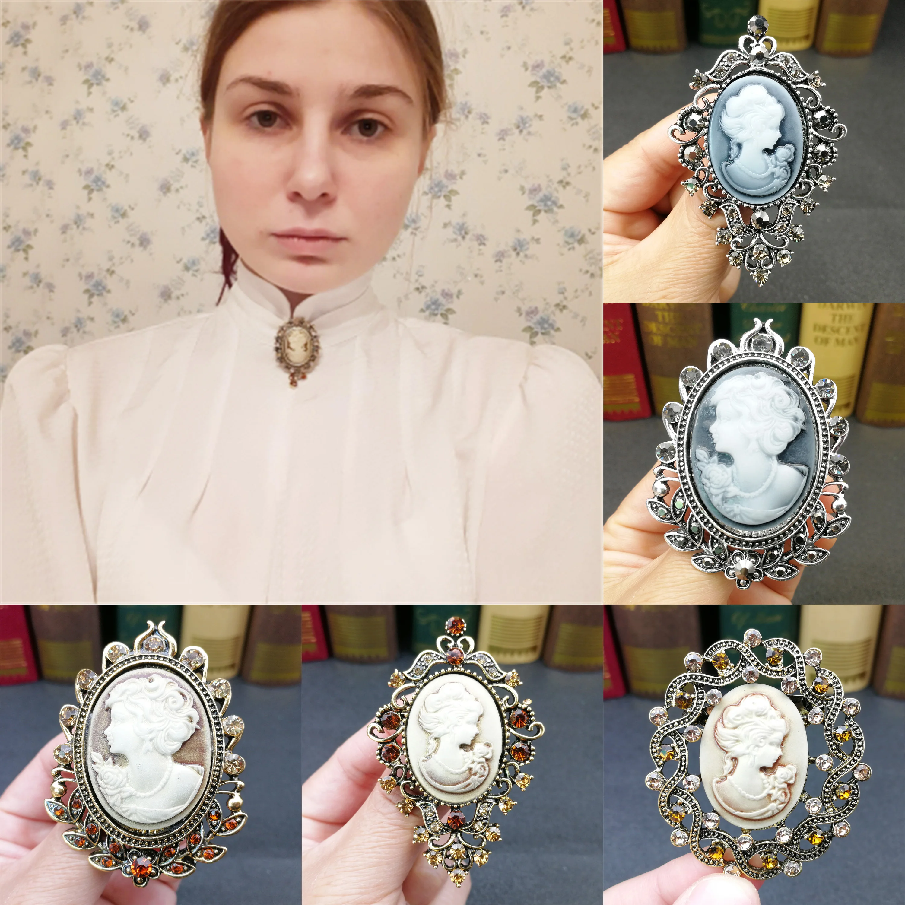 

Vintage Gold Color Plated Brooches for Women Wedding Rhinestone Bouquet Bijoux Pins Clothing Jewelry Accessories Lovers Gifts