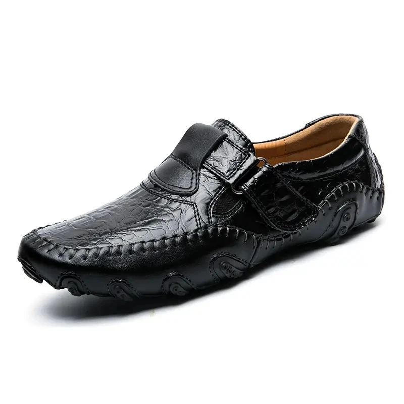 

Benboy Hot Style Pure Color Slip-on Octopus sole Fashion Dress Shoes New Style Men Cowhide shoes Men Driving shoes 38-47
