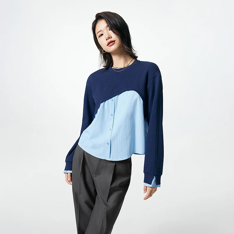 Женский свитшот с длинным рукавом