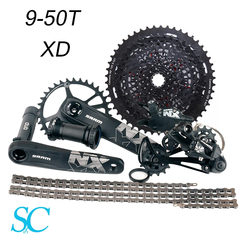 

Звездообразная Цепь SRAM NX EAGLE 1X1 для велосипеда, 2 скорости