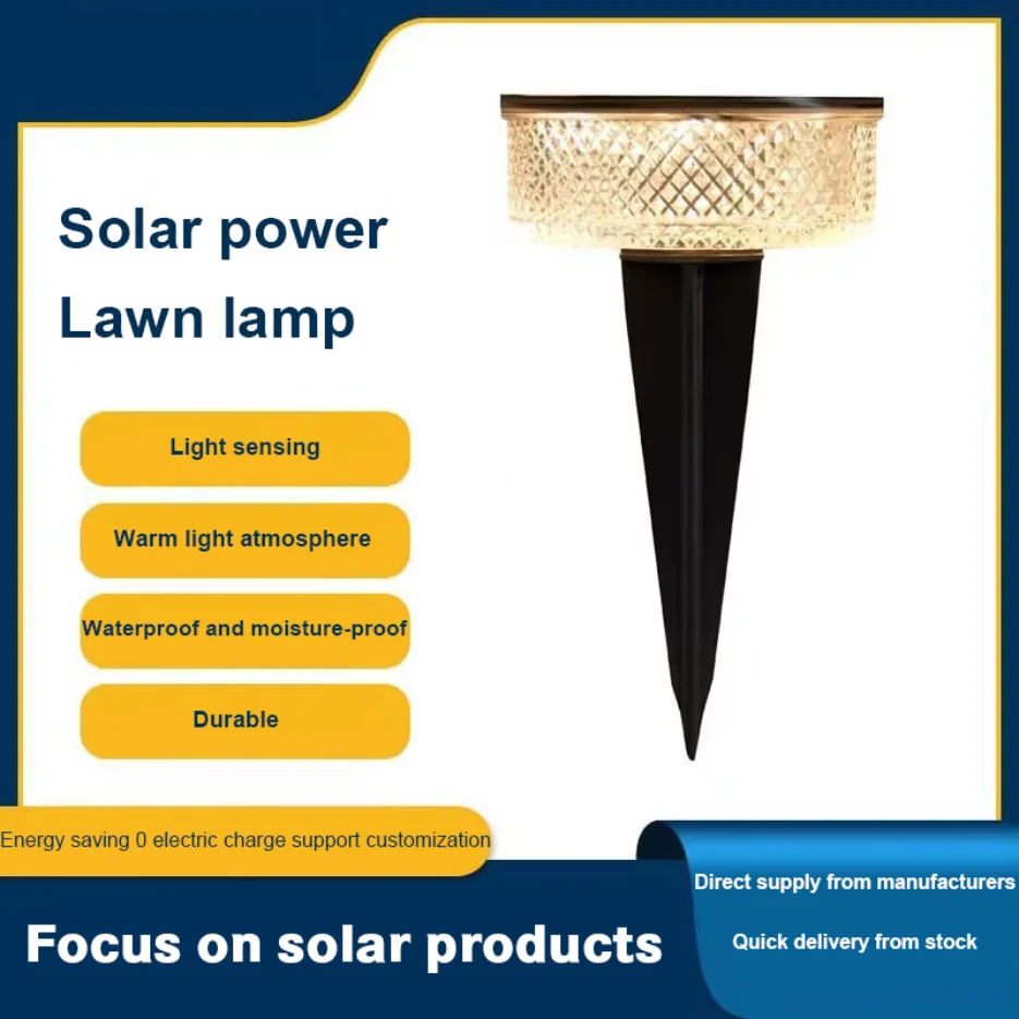 

Solaroutdoorlawnlights are waterproofautomatic switchfloorandground householdlightsgardensparksvillas residential areascanbeused