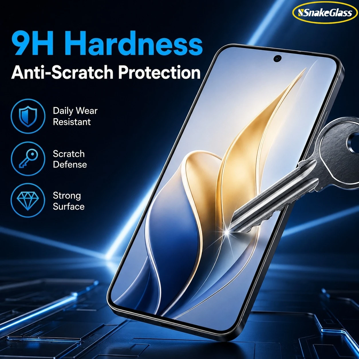 Фото 3 шт. Защитное стекло HD с гладкой текстурой для Honor 500 400 Pro Magic8 7 6 5 4 3 Pro Lite X9b X7 X6c, простое в установке №5
