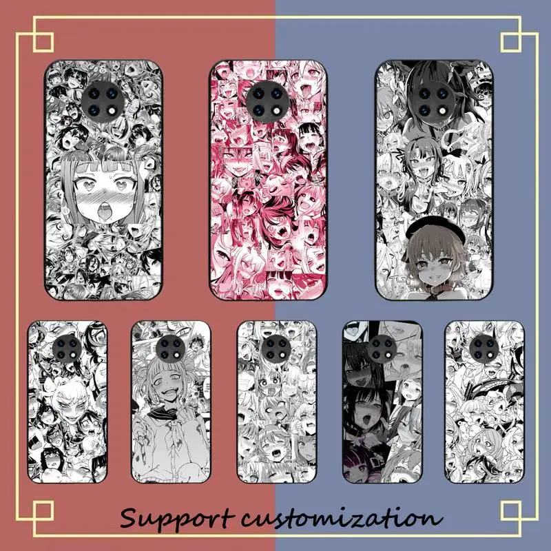 

Anime Girl Cartoon Japan Cute Face Phone Case For Xiaomi Redmi Note 8A 7 5 Note 8pro 8T 9Pro TPU Coque for note 6pro