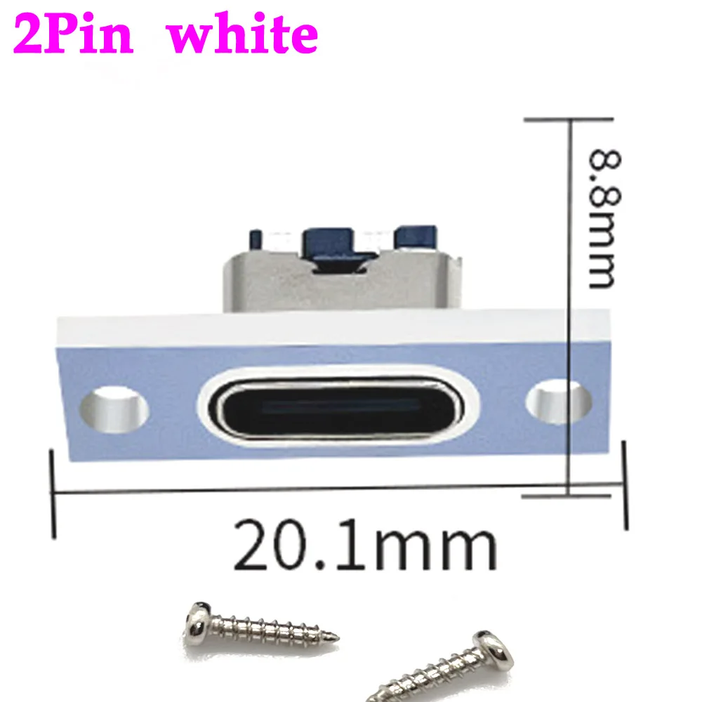 

Разъемы USB Type-C LAJQTAO 2-6P черный белый