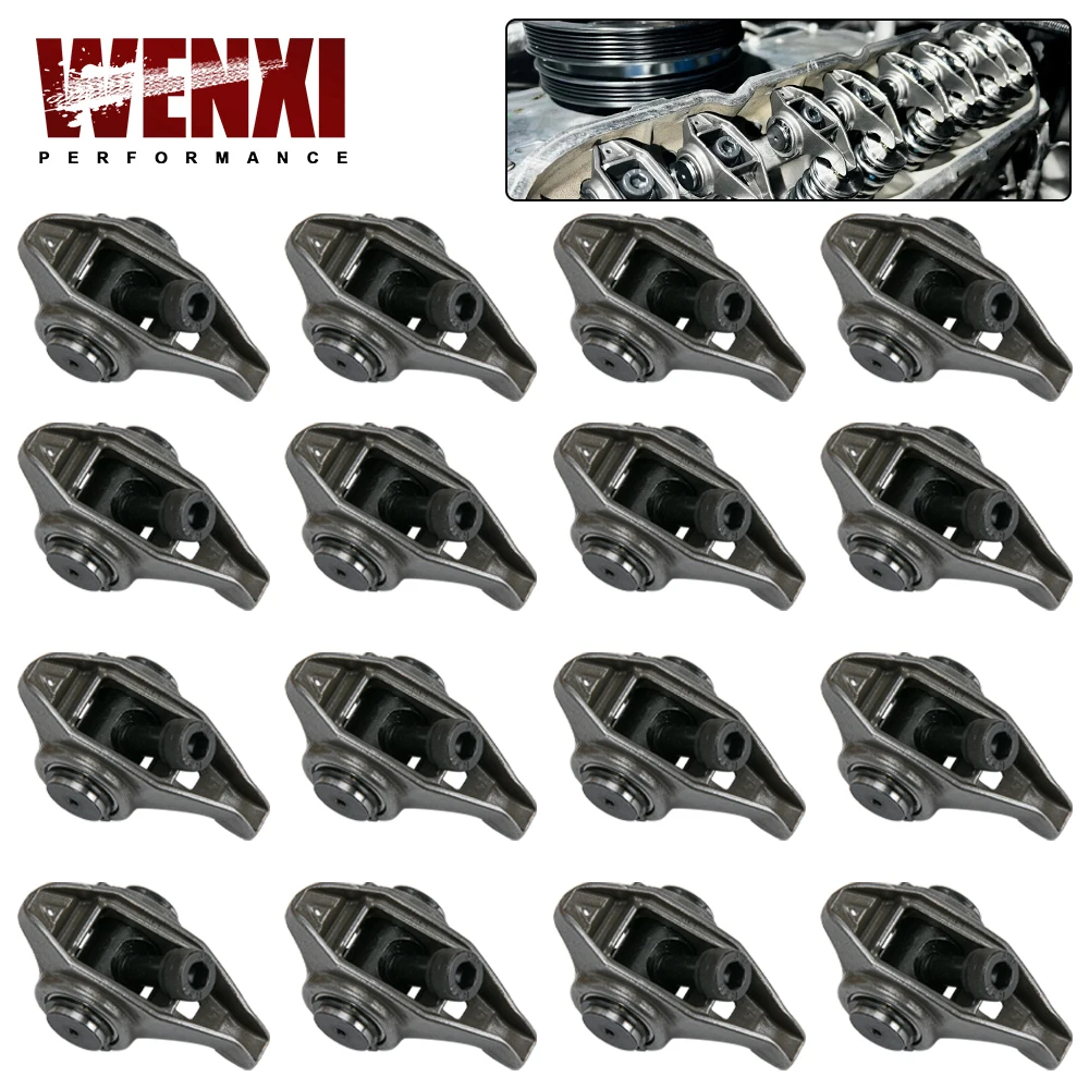 

16 шт. коромысло и болты с комплектом Trunion 10214664 Простая установка для двигателей Chevrolet LS1 LS2 LS3 LS6 4,8 5,3 5,7 6,0