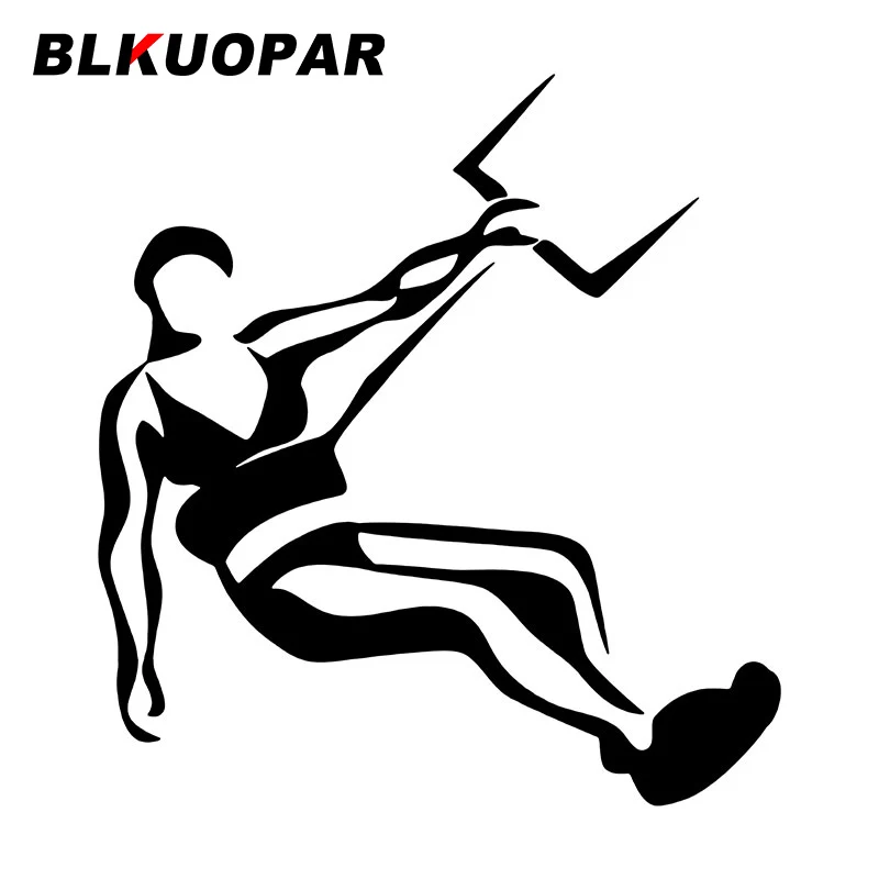 BLKUOPAR храбрые женские наклейки для серфинга на автомобиль, кайт, серфинг, Спортивная наклейка, солнцезащитный крем, высечка, ноутбук, холодильник, автомобильные аксессуары