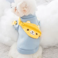 shoulder bag bear cute puppy dog sweater teddy bear small dog puppy cat autumn pet clothes spring clothes hoodie pugs clothes