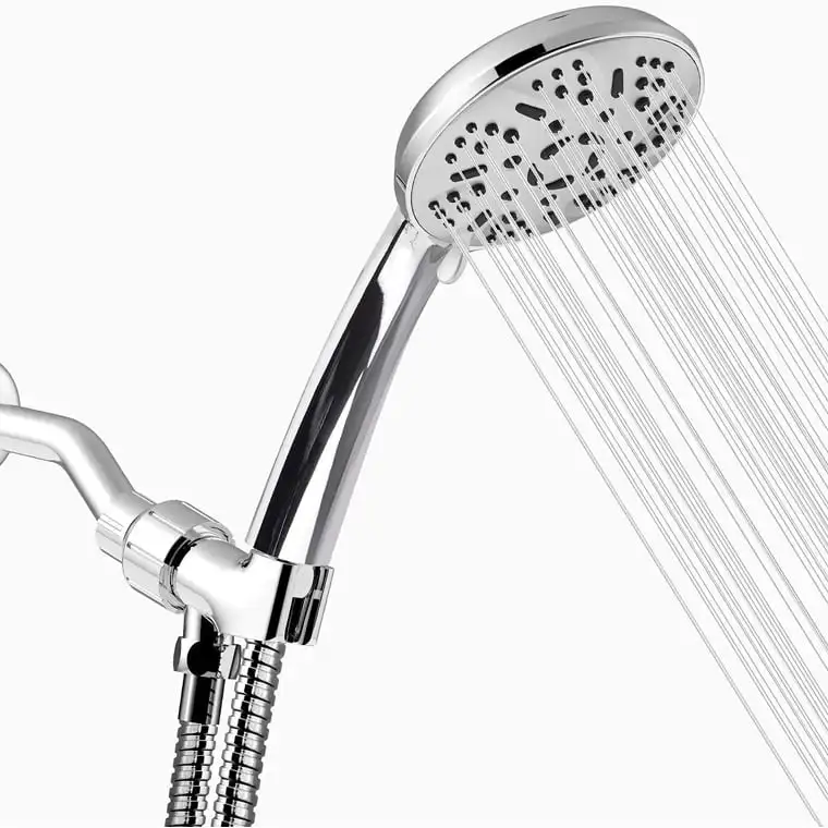 

Pressure Handheld Shower Head – 9 Spray Modes with 60 Inch Hose (Chrome) Chuveiros modernos para banheiro Ducha para baños Du