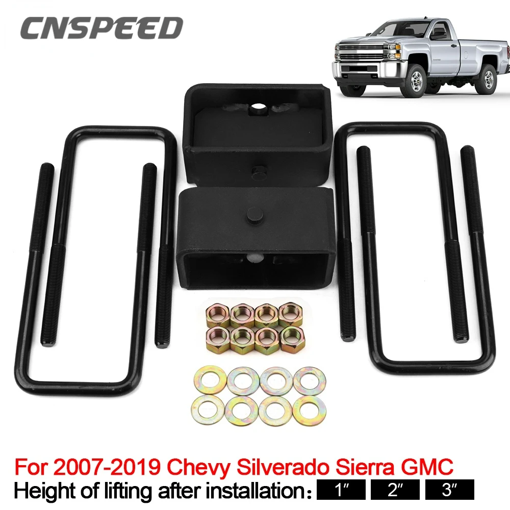 

1" 2" 3" Rear Leveling lift kit Suspension Lift Kits for 2007-2019 Chevy Silverado Sierra GMC