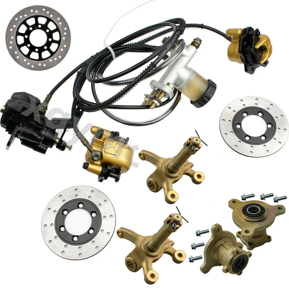 

Front 3 Stud Wheel Hub Steering Knuckle Brake Caliper Rotor for Buggy Quad Bike 50cc 110cc 150cc 200cc Cargo ATV Go kart