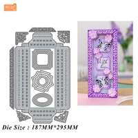 photo frame box metal cutting dies for diy scrapbooking album decor embossing paper cards gift cutting templates new 2022