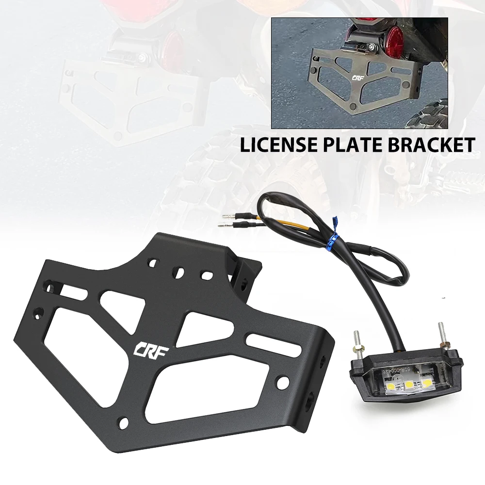 

For Honda CRF300LS CRF 300 LS 2023 2024 CRF300 300LS CRF300L ABS Motorcycle License Plate Bracket Holder Rear Tail Tidy Fender