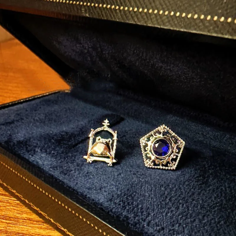 Harry Potter Celebri Peripheral Ear Studs [Chocolate Frog Cute Version] Cartoon Animation Earrings