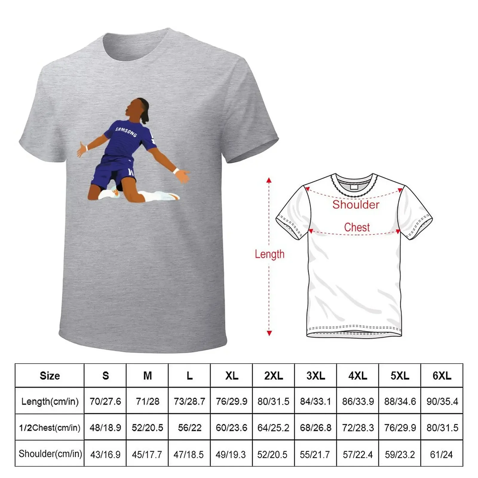 Мужская быстросохнущая футболка Drogba (Челси)