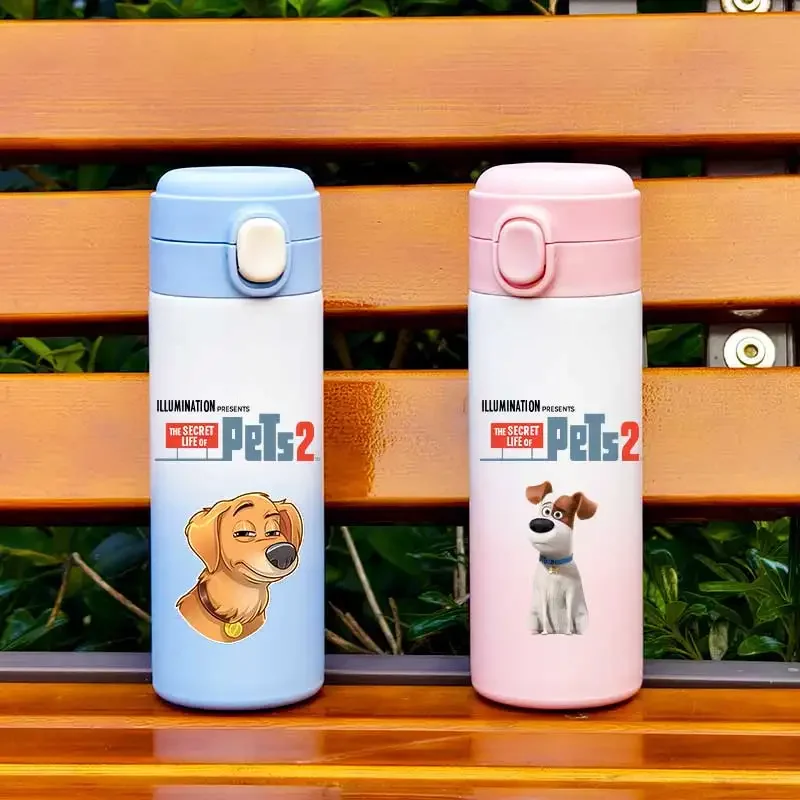 420ML The Secret Life of Pets Children's Insulated Cup Portable Stainless Steel Water Outdoor Sports Leak Proof Bottle