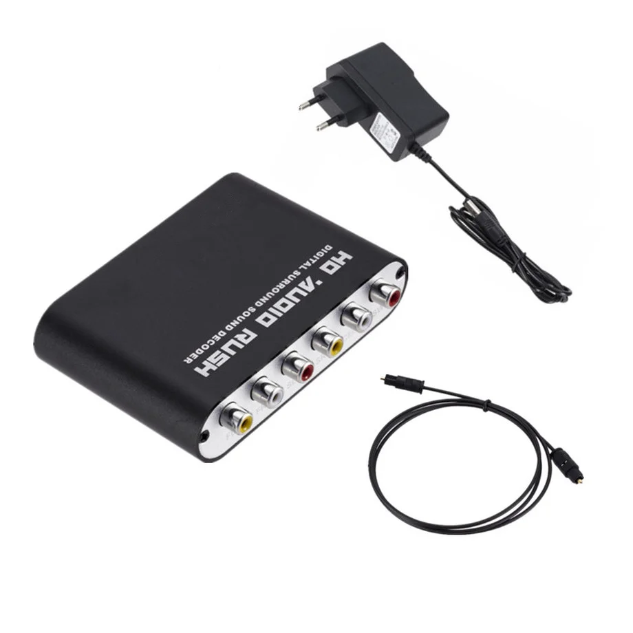 

5,1 CH аудио декодер SPDIF коаксиальный к RCA DTS AC3 оптический цифровой усилитель аналоговый преобразователь усилитель