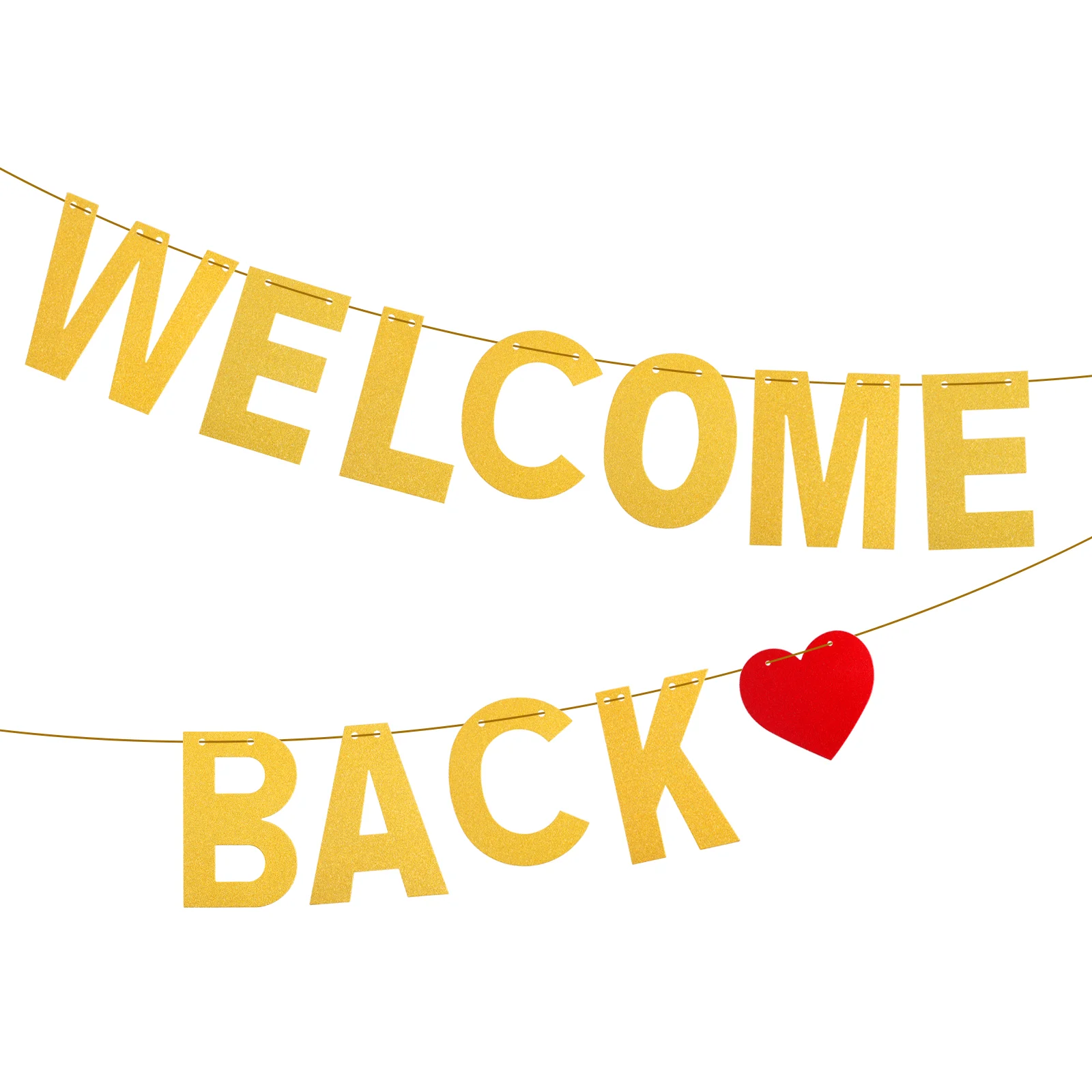 Золотой блестящий баннер Добро пожаловать для украшения школьной вечеринки