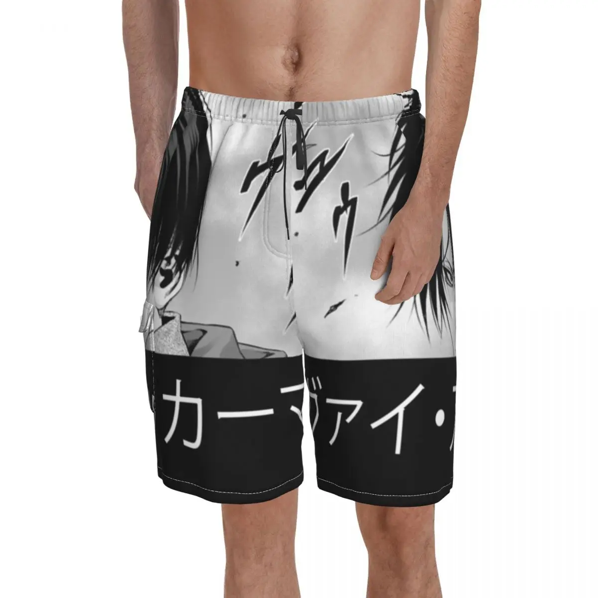 

Спортивные шорты Levi Ackerman, японские Классические короткие штаны с рисунком аниме-атаки манга АО, мужские дизайнерские плавки в подарок