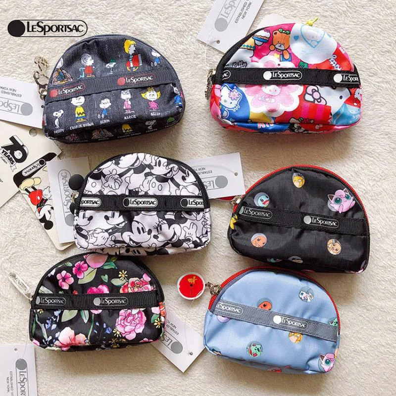 

Sanrio Kawaii Lesportsac Cute Hello Kitty Snoopy Co-Branded Series Coin Purses Coin Purses Key Cases Card Cases Monthly Bags