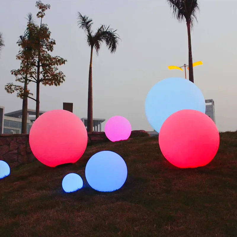 Уличные светодиодные садовые шарики с дистанционным управлением светильник для