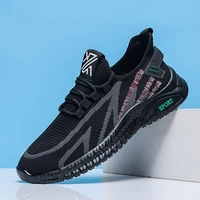 2022 autumn snkeakers for men jelly bottom new breathable fly woven mens shoes wear resistant casual shoes mens sports shoes