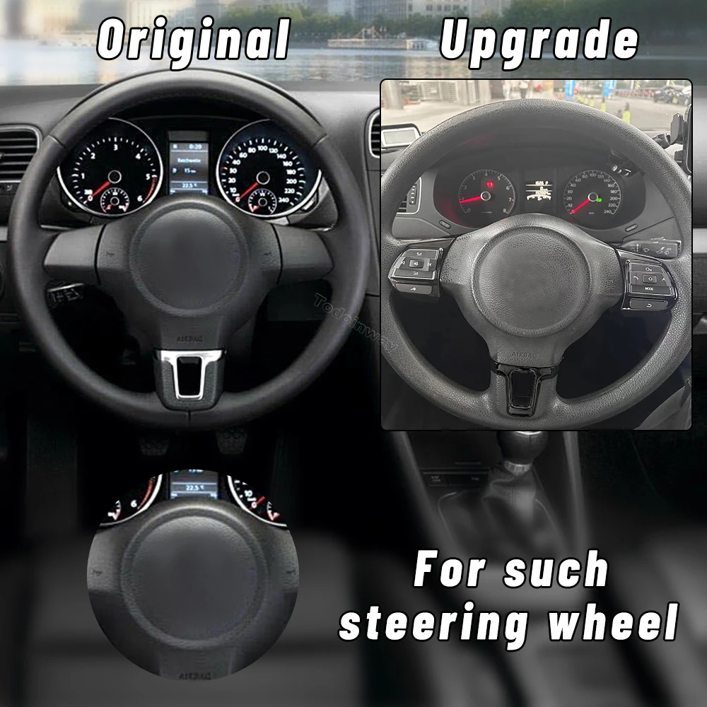 

Многофункциональная кнопка управления на рулевом колесе, аудио-радио, медиа-переключатель для VW polo Golf 6 Jetta Bora Touran Santana 2012, интерьер