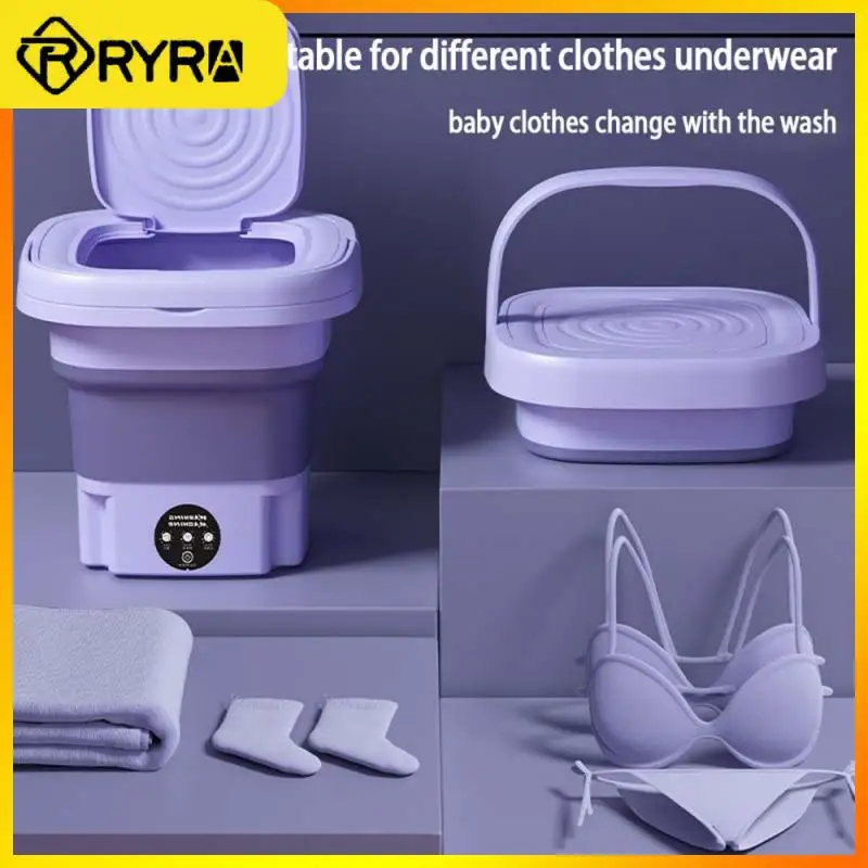 

With Drainage Basket 3 Rotary Dryers Socks And Underwear Cleaning Washing Machine Portable Washing Machine Mini Washing Machine