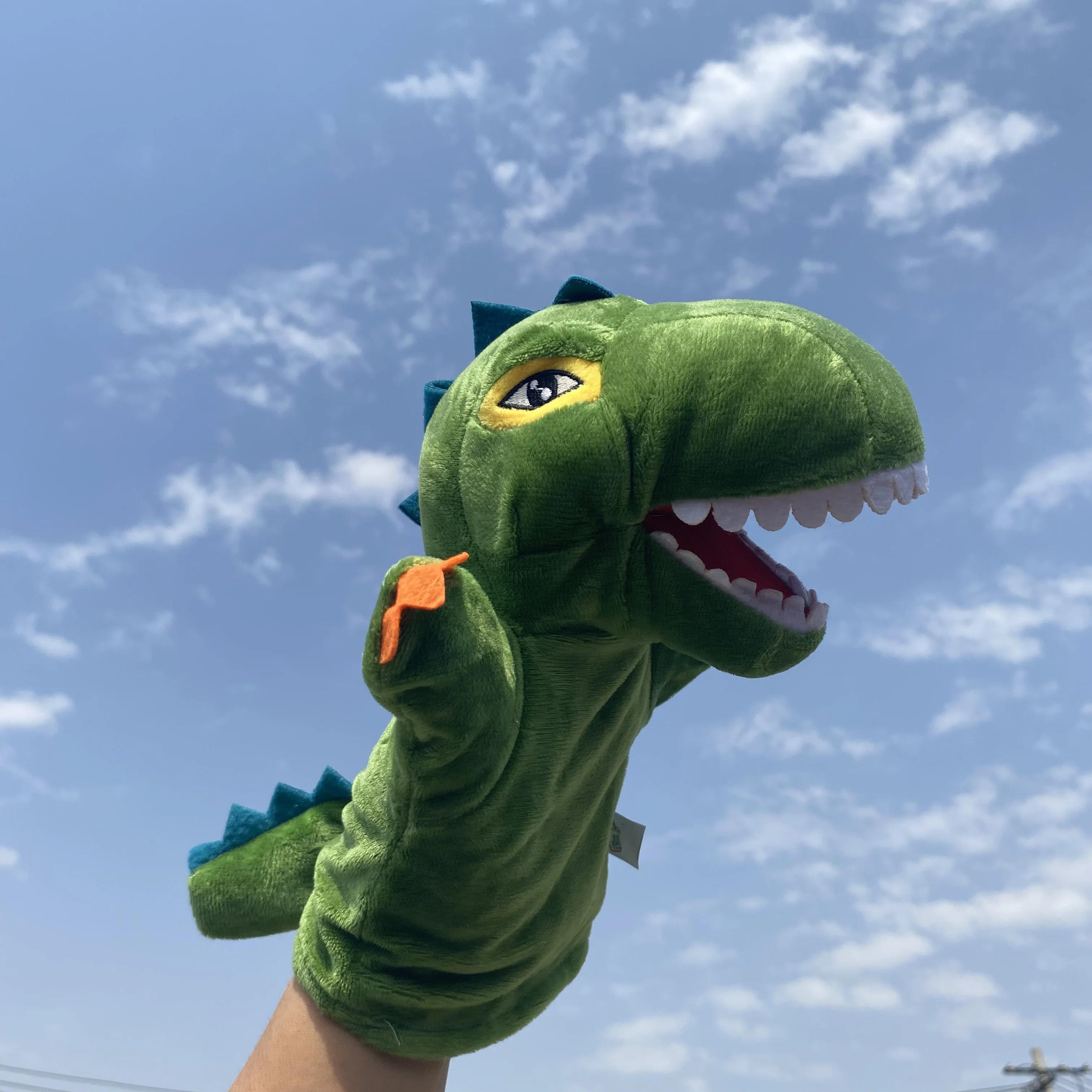 

Dinosaur puppets hand puppet theater doll toys marionette glove plush doll storys talking juguetes Learning Aid funny gift kids