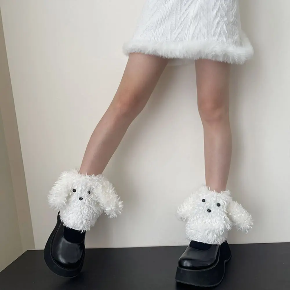 Утолщенные плюшевые гетры для ушей в стиле Харадзюку готические с рисунком