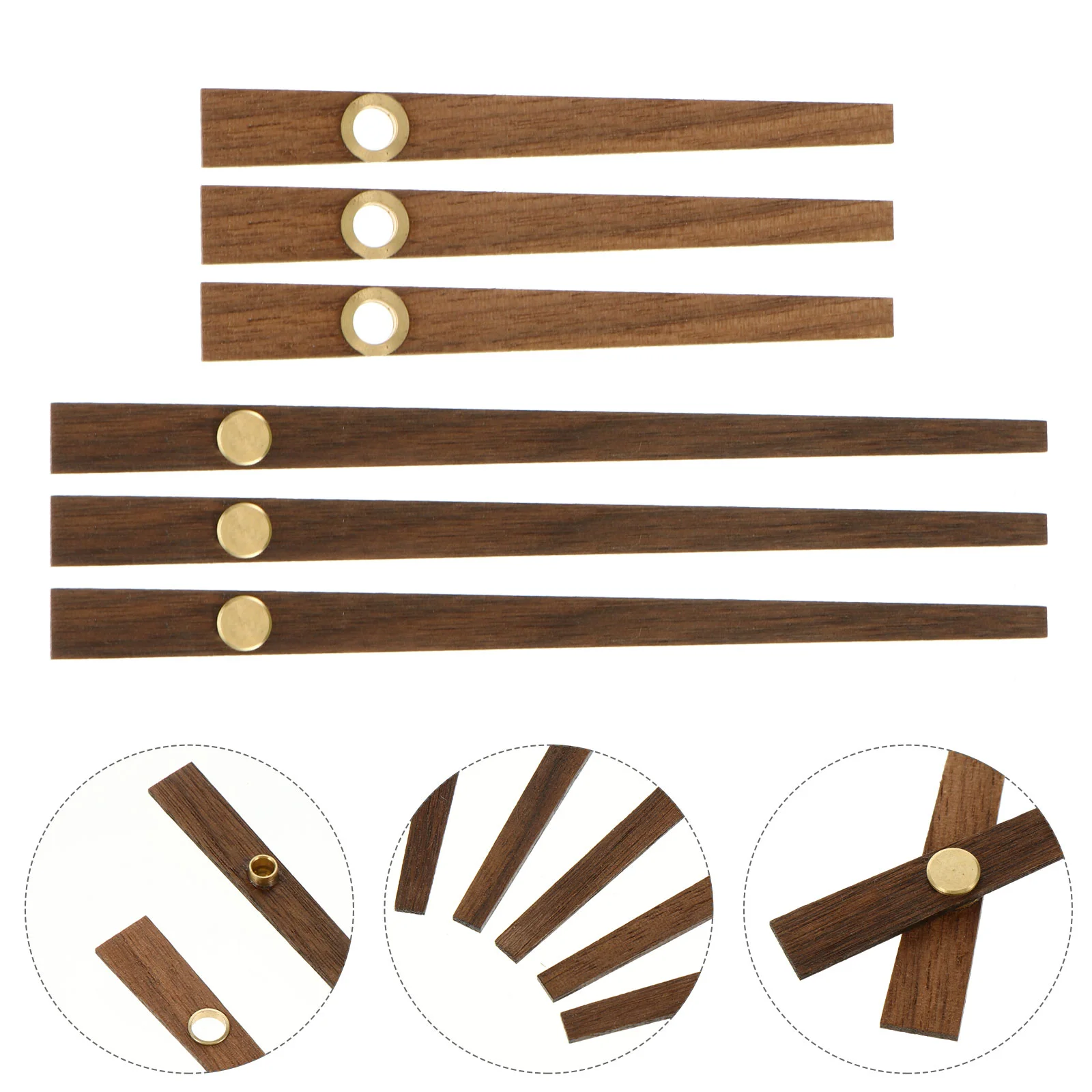 

Wooden Clock Hands Pointers Plate Supplies Mute DIY Parts Pinter Movement Cross Stitch