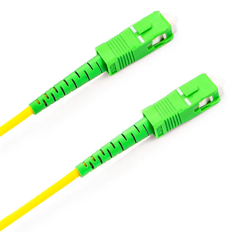 10 pcs SC APC Singlemode Simplex Fiber Optic cord Cable 2.0mm 9/125um FTTH Fiber Patch fibre optique Jumper fibra optica