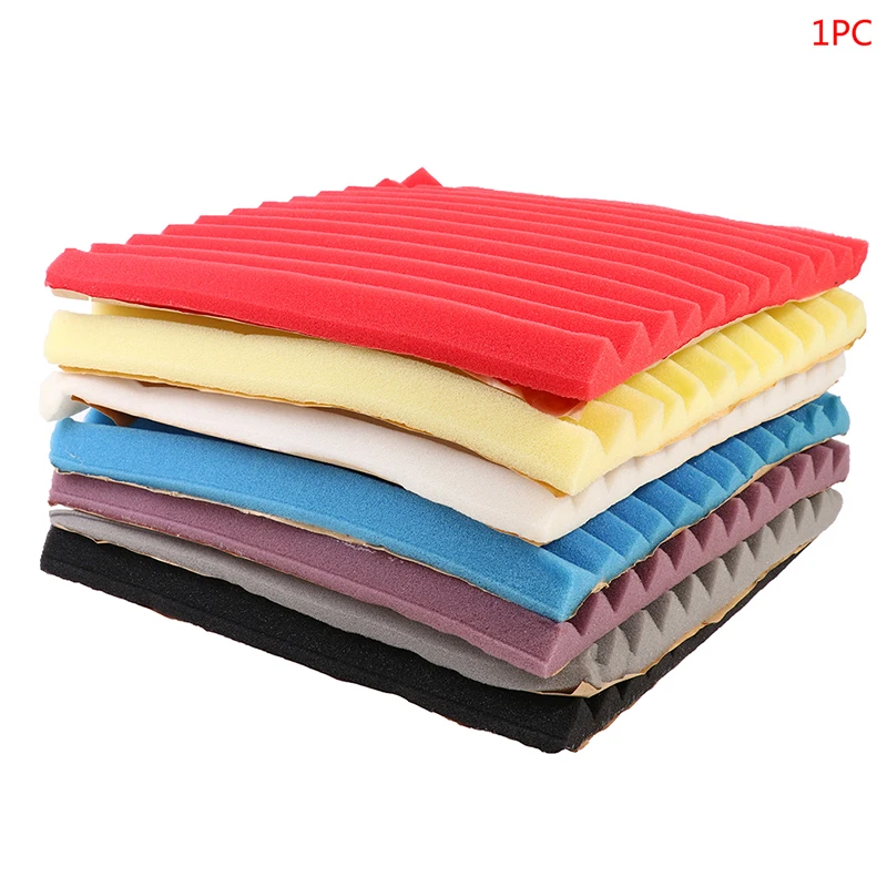 

1Pc 30×30×2.5cm Studio Acoustic Foam Panels Sound Insulation Treatment KTV Room Wall Soundproof Foam Sponge Pad with Tapes Hot