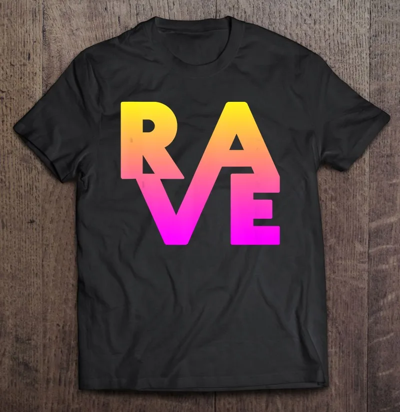 Футболка мужская оверсайз с рисунком одежда для вечеринки Edm Dj Raver техно-музыка